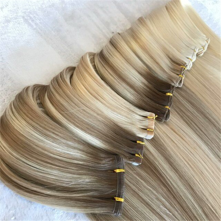 All the amazing balayage colors come from hand tied weft， tape ins and machine weft H77